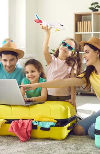 Voyager avec des enfants : logistique et rythme